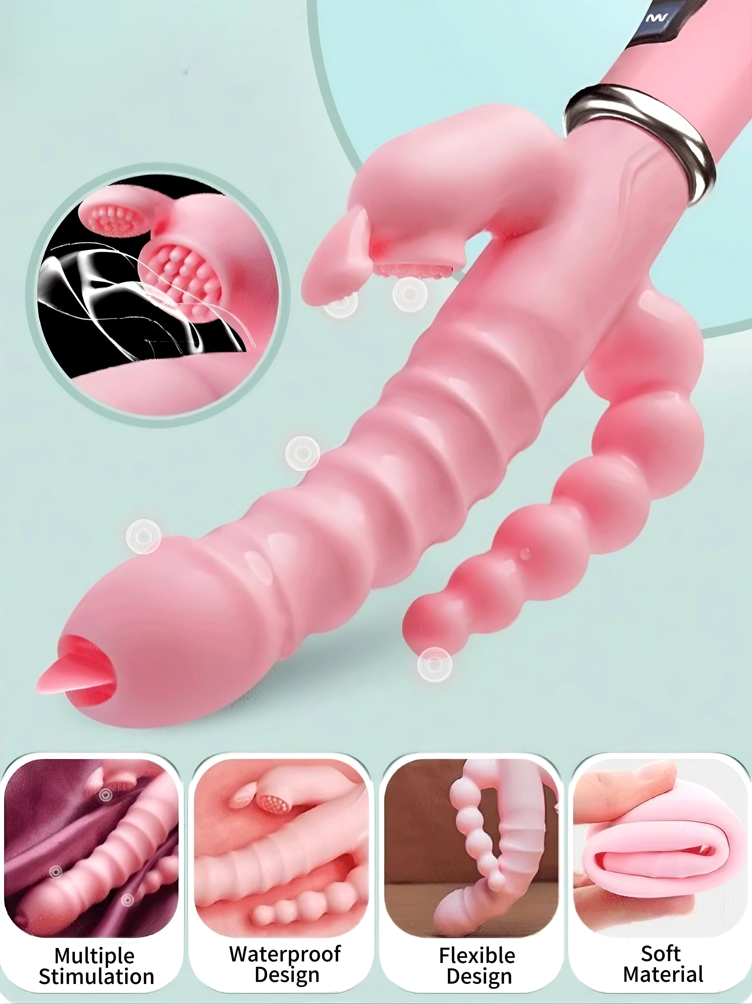 Free Shipping丨G-spot Rabbit Vibrator Sex Toys - Female Adult Toys Clitoral Stimulator Waterproof