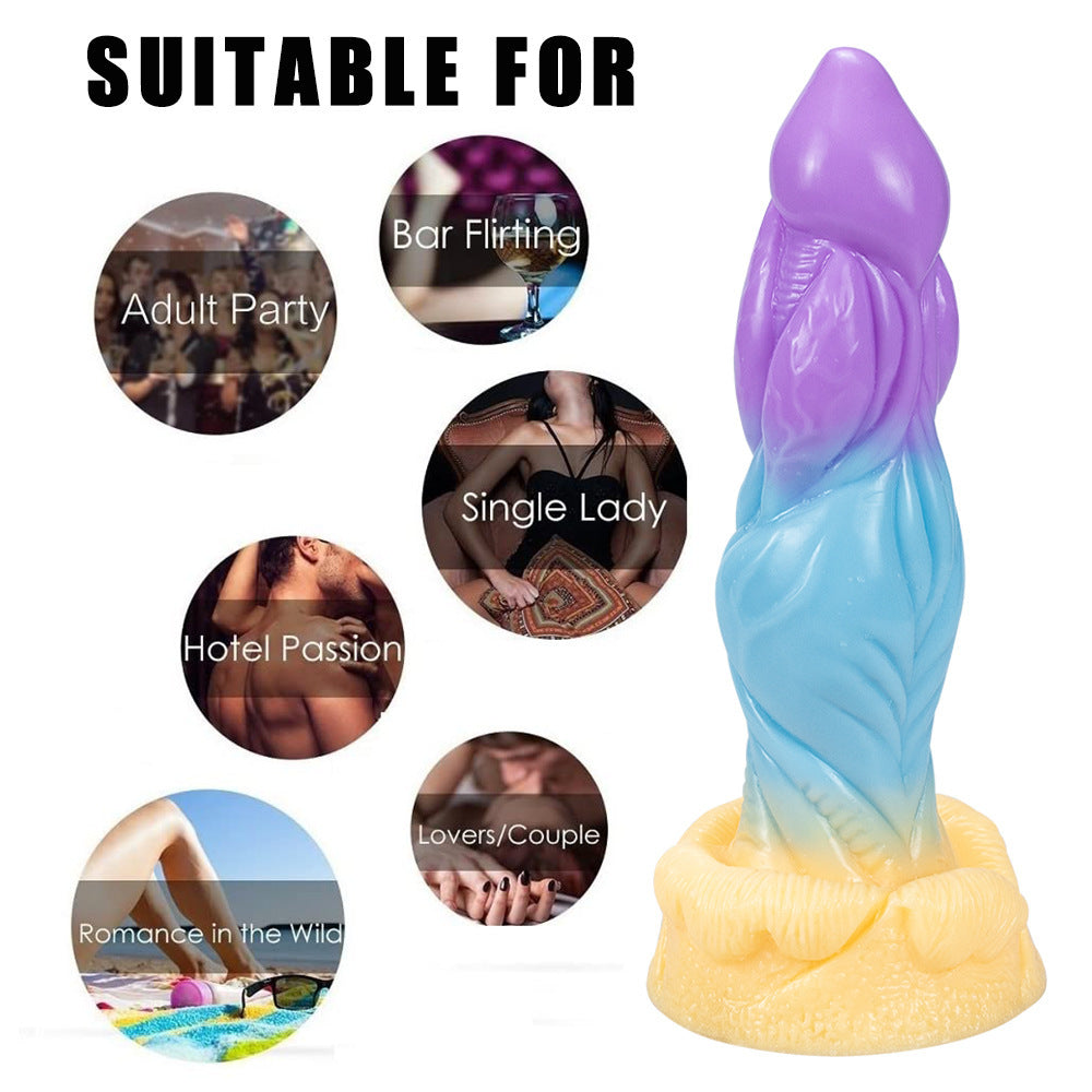 Free shipping丨Colorful Dildo with Strong Suction Cup, Adult Toy for Women