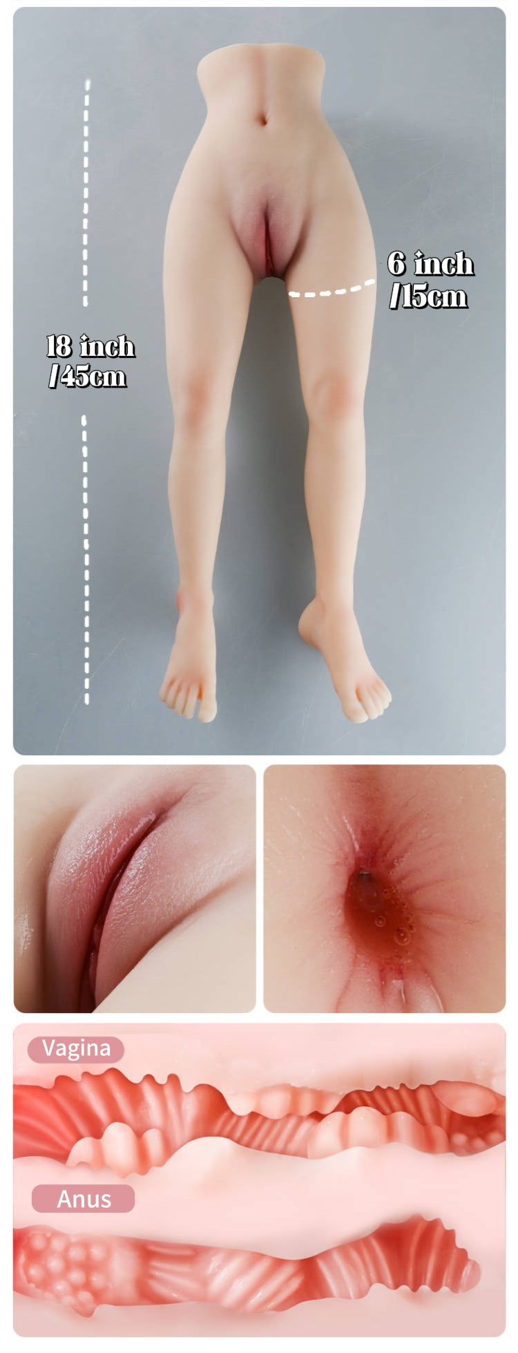 Free Shipping丨Caspian——Pocket Vagina & Anus & Feet