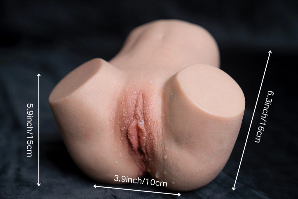 Free Shipping丨Silicone 丨1.1kg/2.4lb Pocket Vagina & Anus with Lifelike Skin