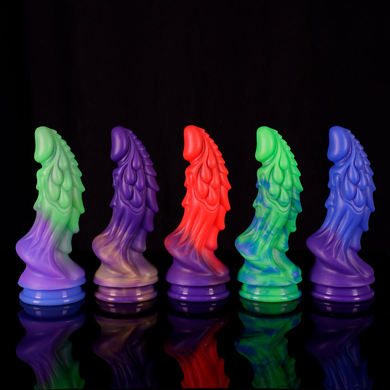 Free shipping丨Colorful Dragon-Shape Dildo with Strong Suction Cup, Adult Toy for Women