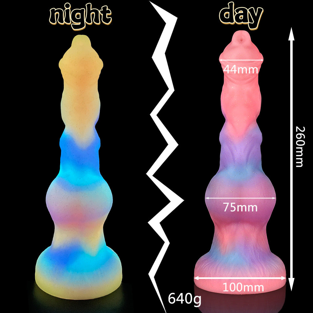 Free shipping丨Colorful Noctilucent Dildo with Strong Suction Cup, Adult Toy for Women