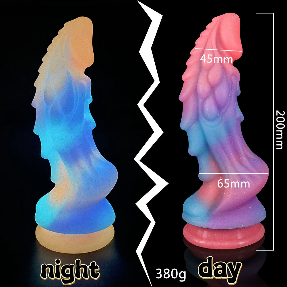 Free shipping丨Colorful Noctilucent Dildo with Strong Suction Cup, Adult Toy for Women