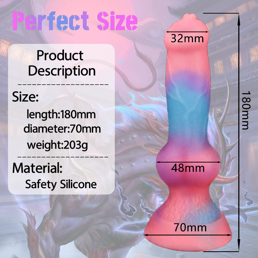 Free shipping丨Colorful Noctilucent Dildo with Strong Suction Cup, Adult Toy for Women