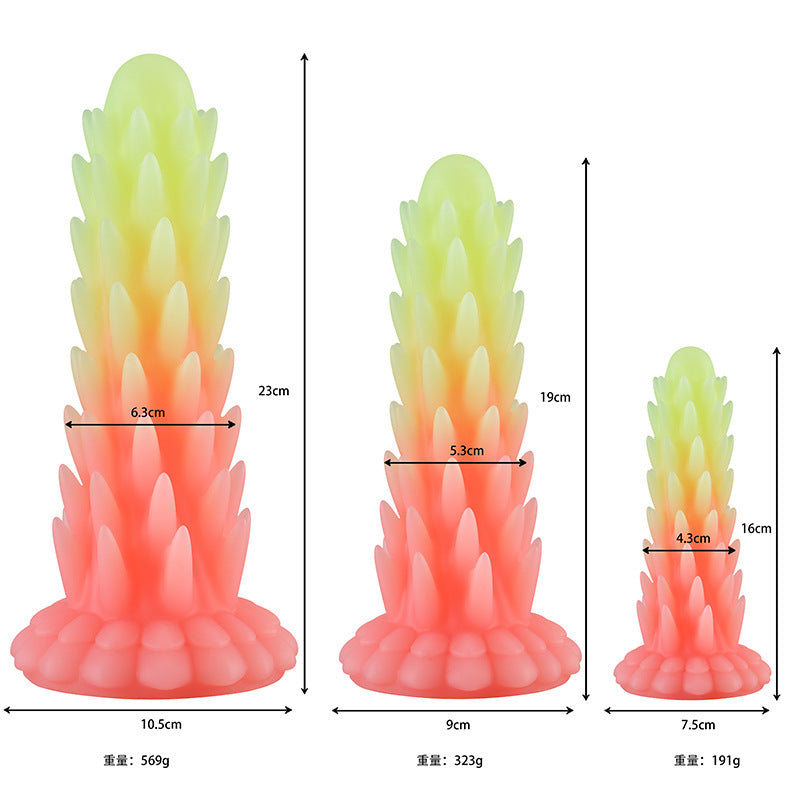 Free shipping丨Colorful Noctilucent Dildo with Strong Suction Cup, Adult Toy for Women