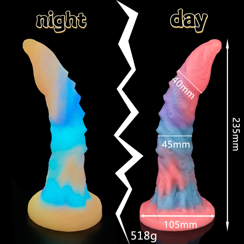 Free shipping丨Colorful Noctilucent Dildo with Strong Suction Cup, Adult Toy for Women