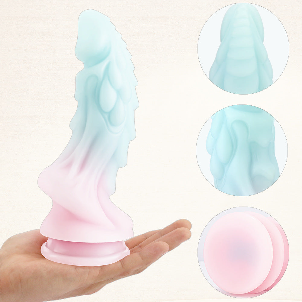 Free shipping丨Colorful Noctilucent Dildo with Strong Suction Cup, Adult Toy for Women