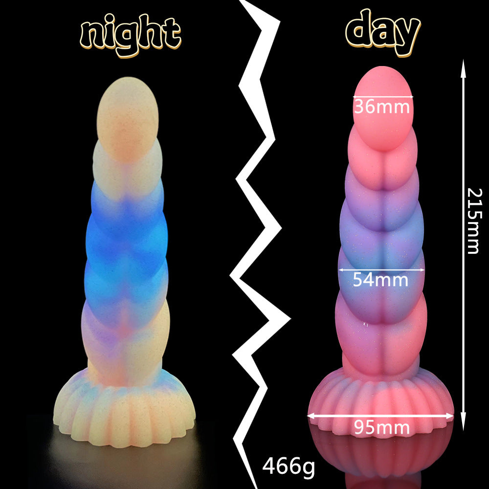 Free shipping丨Colorful Noctilucent Dildo with Strong Suction Cup, Adult Toy for Women