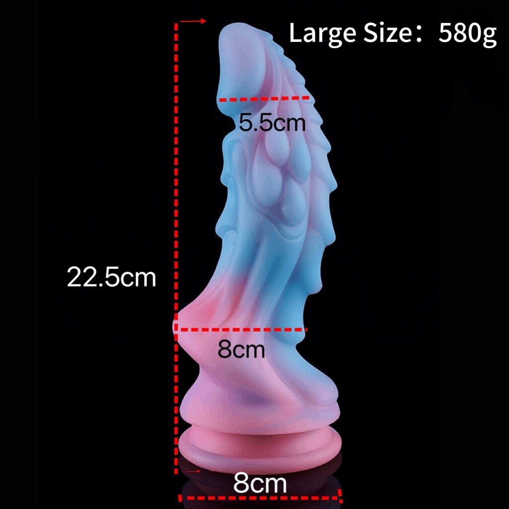 Free shipping丨Colorful Dragon-Shape Dildo with Strong Suction Cup, Adult Toy for Women