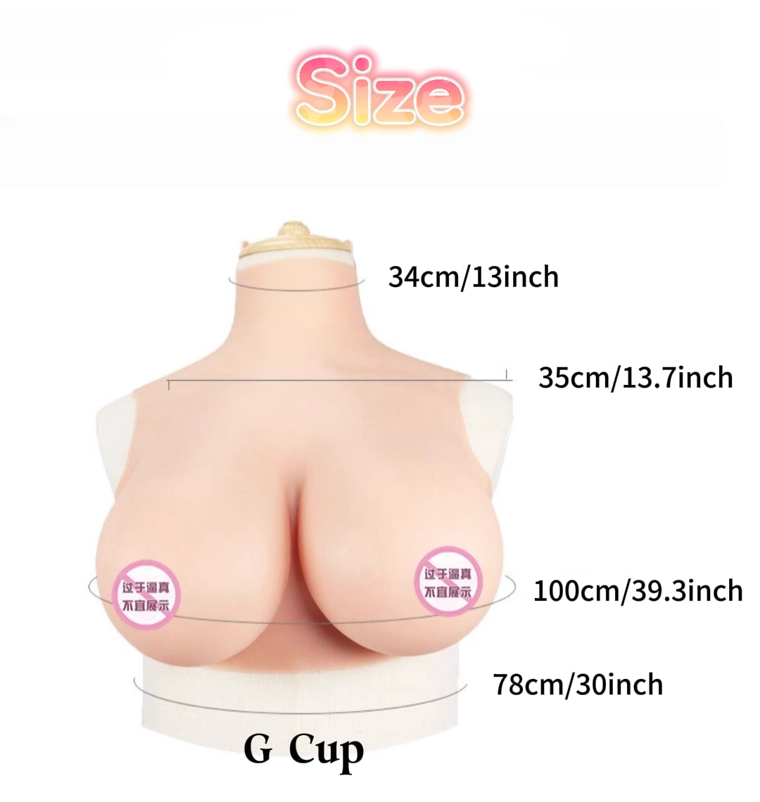 Free Shipping丨Breastplate, G Cup Breast Forms