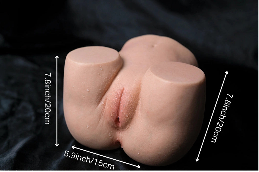 Free Shipping丨Silicone 丨3.4kg/7.5lb Pocket Vagina & Anus with Lifelike Skin