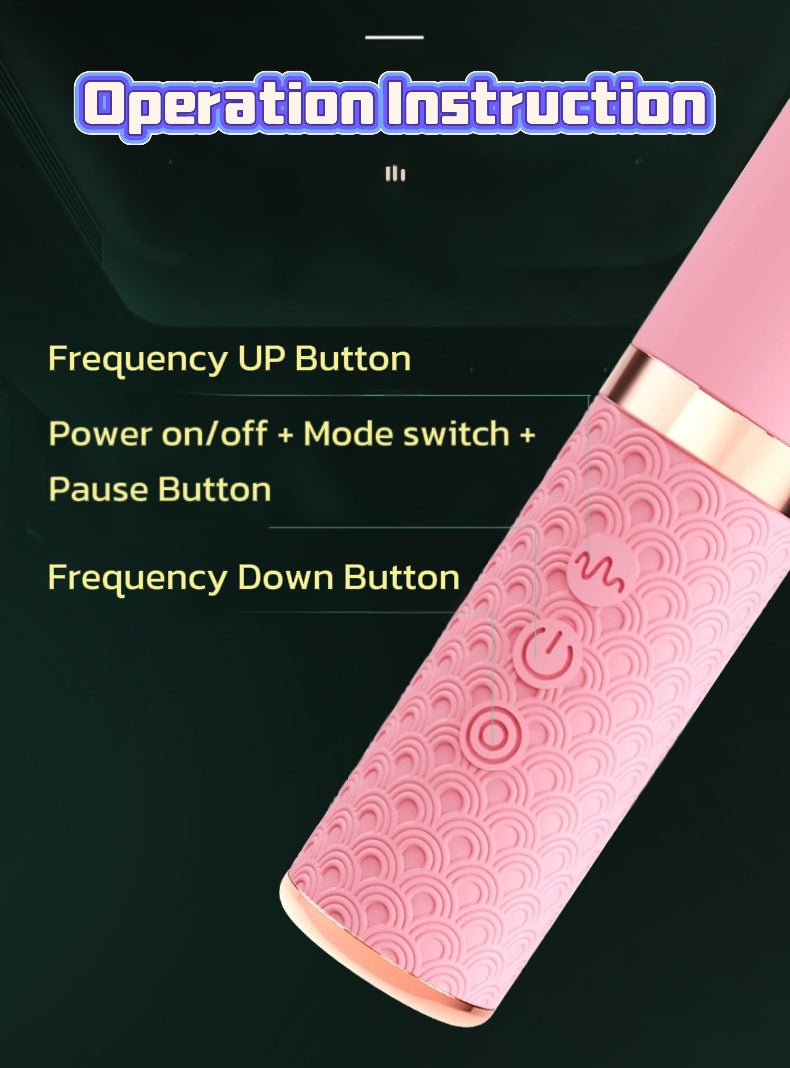 Free Shipping丨Rechargeable Vibrator for Women with 12 Frequencies and Long Battery Life