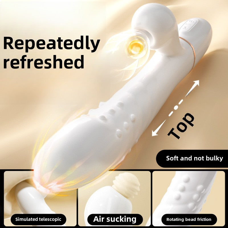 Sucking stick Retractable bead stick Female utensils Massage vibration Sex toys