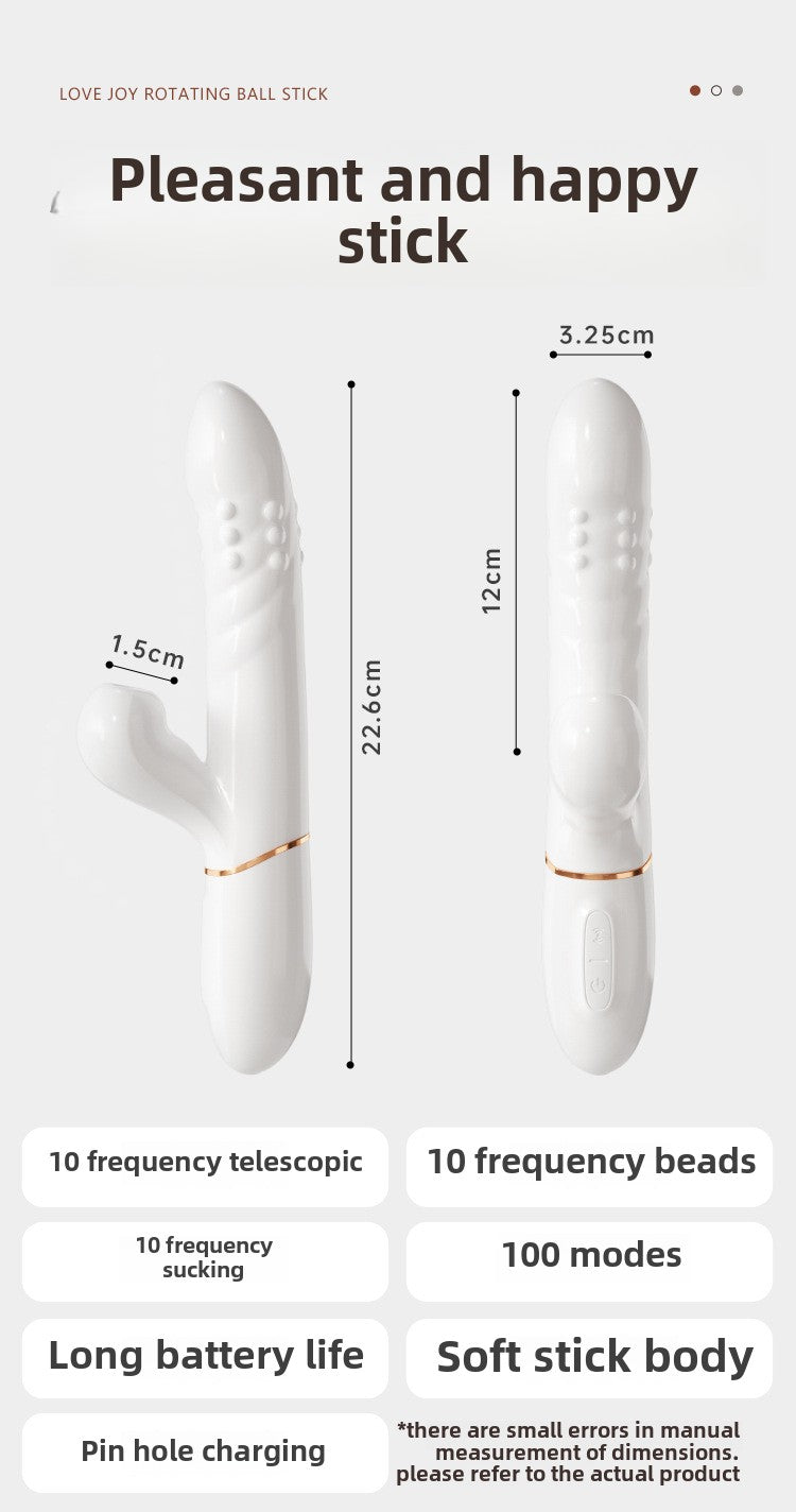 Sucking stick Retractable bead stick Female utensils Massage vibration Sex toys